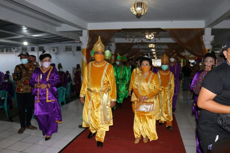 Ditengah Wabah COVID-19, Upacara Adat Tulude Peringatan HUT ke-596 Kepulauan Sangihe Berlangsung Sederhana Namun Penuh Makna