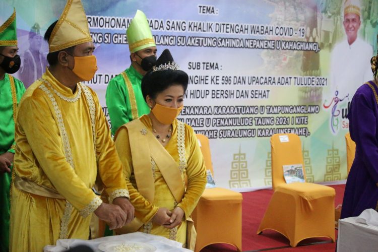 Ditengah Wabah COVID-19, Upacara Adat Tulude Peringatan HUT ke-596 Kepulauan Sangihe Berlangsung Sederhana Namun Penuh Makna