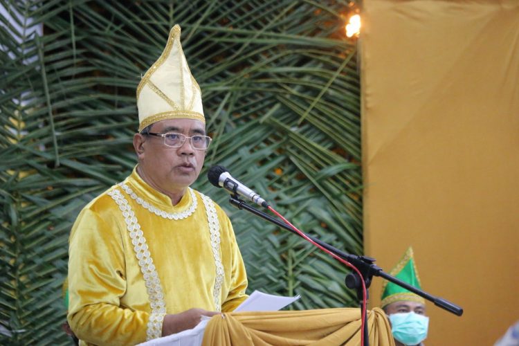 Ditengah Wabah COVID-19, Upacara Adat Tulude Peringatan HUT ke-596 Kepulauan Sangihe Berlangsung Sederhana Namun Penuh Makna