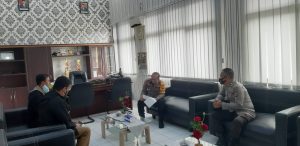 Pengurus PBVSI Temui Kapolres Tomohon