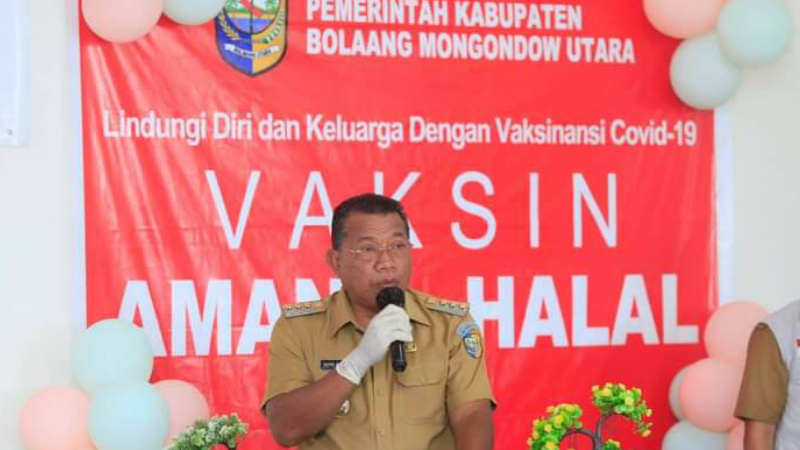 Forkopimda di Bolmut Awali Vaksinasi Covid-19 Tahap Pertama, Depri Pontoh: Ini Bukanlah Obat