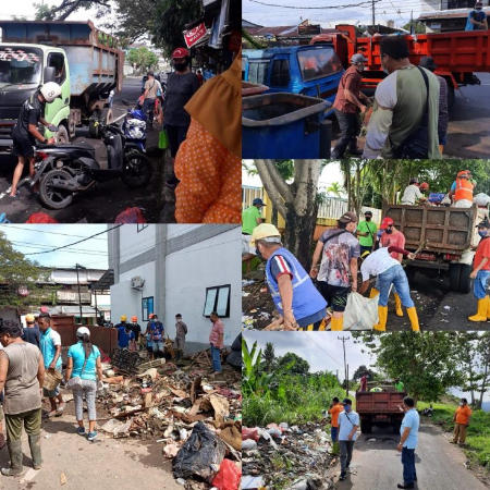 Olly Dondokambey-Steven Kandouw Kerahkan 50 Truk Angkut Lautan Sampah di Manado