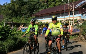 Dukung Program GERMAS, Pemkab Sangihe Gelar Giat Bersepeda Lewati Dua Kecamatan