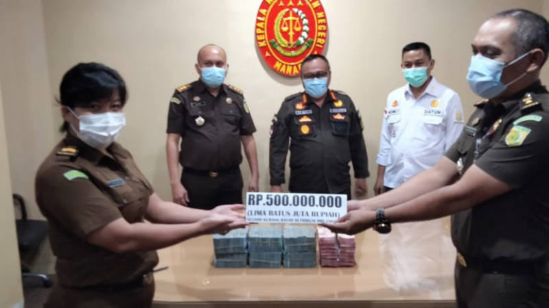 Lagi, Kejari Manado Selamatkan Uang Negara Rp500 Juta