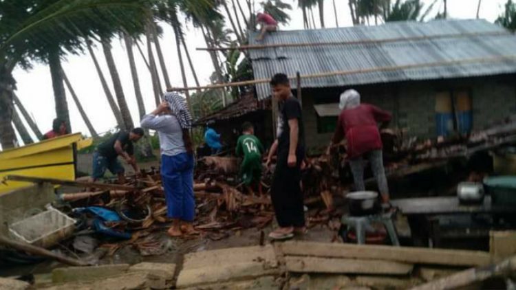 Angin Kencang Rusak Rumah Warga, BPBD Bolmut: Masukan Proposal Bantuan