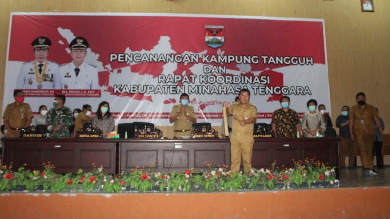 Canangkan Kampung Tangguh, Desa dan Kelurahan di Mitra Siaga COVID-19
