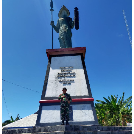 Danrem 131/Santiago dan Kapolda Sulut ke Daerah Perbatasan dengan Helikopter, Ini yang Dilakukan