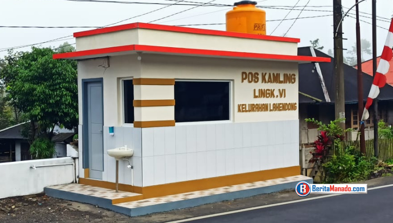Hebat! Pos Kamling Lingkungan VI Kelurahan Lahendong Jadi Inspirasi