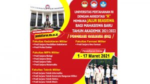 Ayo Mendaftar di Universitas Pertahanan RI, Raihlah Kesempatan Peroleh Beasiswa S1-S3