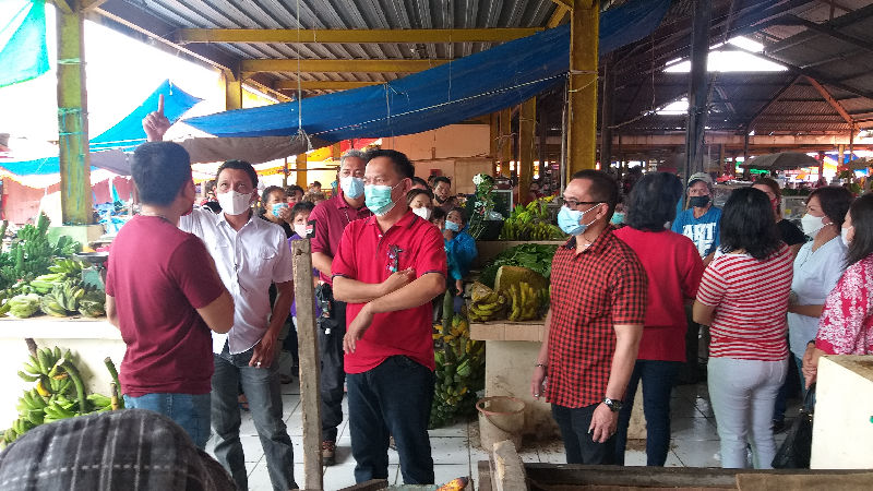 Sidak, Caroll-Wenny Akan Bersih-Bersih Pasar