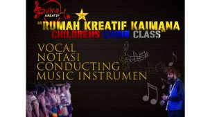 Rumah Kreatif Kaimana Buka Kelas Seni Musik