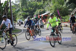 Kuatkan Imunitas Tubuh, Geliat Bersepeda Terus Digalakkan Pemkab Sangihe