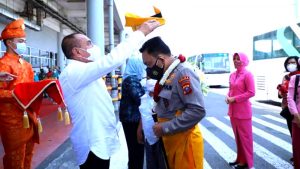 Disambut Forkopimda Sumut, Kapolda Panca Putra Tiba di Bandara Kualanamu