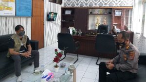 Koordinasi ke Kapolres, Toar Pandeirot: Pemkot Canangkan Tomohon Hebat Lawan COVID-19