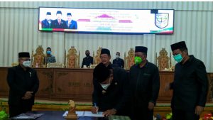 DPRD Bolmut Gelar Paripurna Penyampaian Pokir dan Penetapan Propemperda 2021