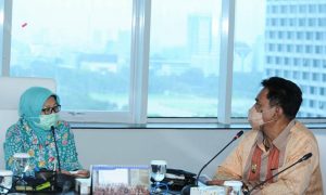 Sinergitas Program Kerja DKP Sangihe, Jabes Gaghana Temui Dirjen PDSKP