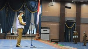 Wali Kota Vicky Lumentut Pimpin Apel Perdana 2021