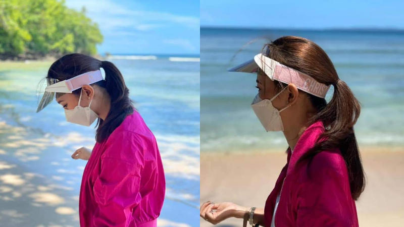 Wisata Pantai Dibuka! Intip Gaya Cantik Rizya Davega Dampingi Bupati Joune Ganda ke Likupang