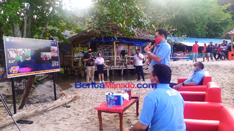 Paparkan Kesiapan Revitalisasi Toilet di Pantai Pulisan, Joune Ganda Titip Ini ke Sandiaga Uno