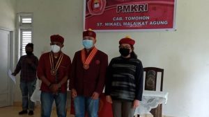 Cheryl Jibran Gregorius Pukul Jabat Ketua Presidium PMKRI Tomohon 2021-2023