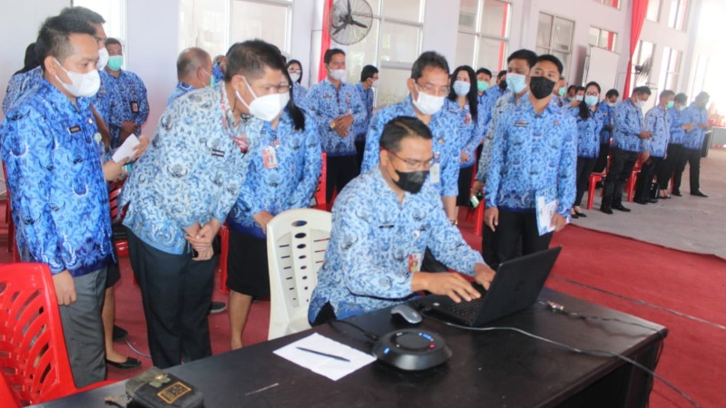 Pemkab Mitra Luncurkan Aplikasi Pelaporan Kinerja dan Aplikasi SIDAK
