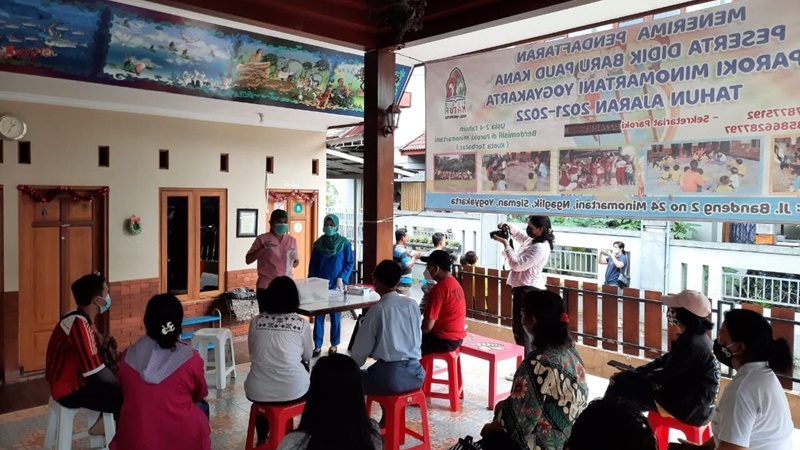 Test COVID-19, Paroki Minomartani Sleman Gunakan GeNose C-19 Buatan UGM