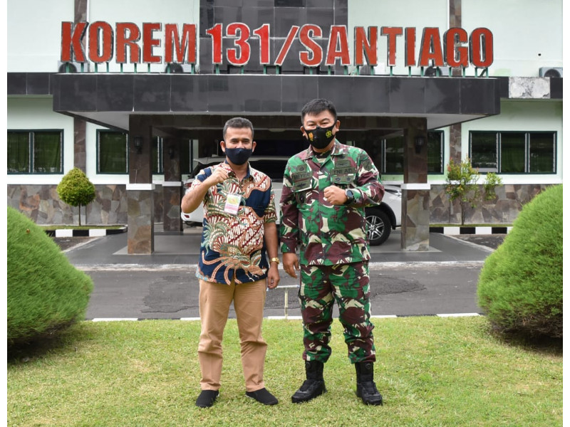 Danrem 131/Santiago Pastikan Beri Dukungan dan Bantu Pelestarian Biota Laut