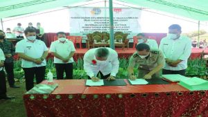 Ini Yang dilakukan Bupati Franky Wongkar Bersama Kantor Pertanahan Minsel