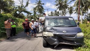 Grand Max vs Honda Revo, Warga Desa Wawona Meninggal Dunia