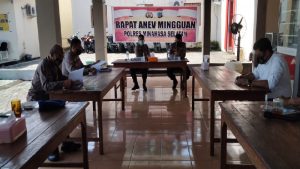 Gelar Anev Mingguan, Kapolres Minsel Soroti Meningkatnya Lakalantas