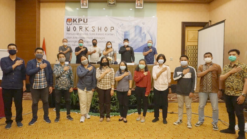 Gandeng AMSI, KPU Minut Perkuat Peran Kehumasan dan Antisipasi Hoax
