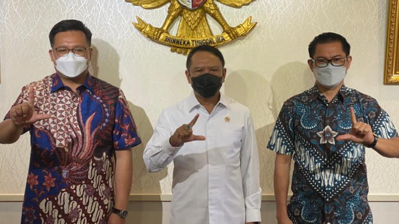 Solusi Pemulihan Ekonomi, Menpora Zainudin Amali Dorong Sport Tourism di Minahasa Utara
