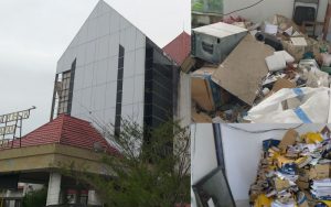 Ruangan di Lantai 3 MPP Pemkot Tomohon Seperti Tempat Sampah