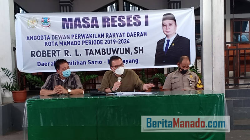 Serap Aspirasi di Sario, Robert Tambuwun: Vaksin Covid-19 Aman dan Halal