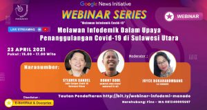 AJI Manado Gelar Webinar Lawan Infodemik Tanggulangi COVID-19