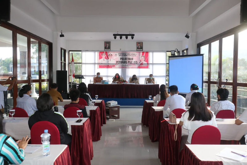 Petugas 119 Kota Tomohon Dilatih