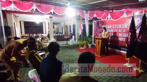 Maurits-Hengky Berganti Posisi di HUT Pemangku Adat Negeri Manembo-nembo