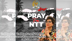 Senator Maya Rumantir Suarakan Musibah di NTT Jadi Bencana Nasional