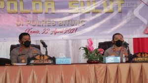 Sambangi Polres Bitung, Kapolda Nana Sudjana Peringatkan Soal Ini