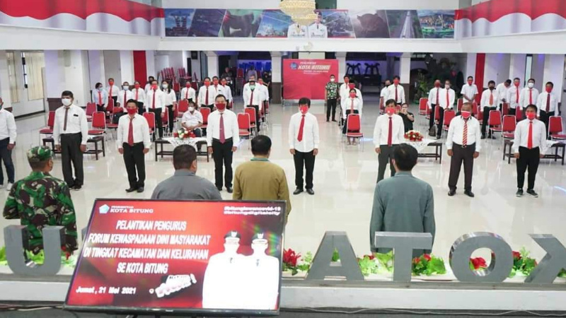 Wali Kota Bitung Sebut Pencegahan Covid-19 Juga Tugas FKDM