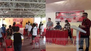 Fabian Kaloh Terpilih Aklamasi Gantikan Posisi Maurits Mantiri di Pertina Bitung