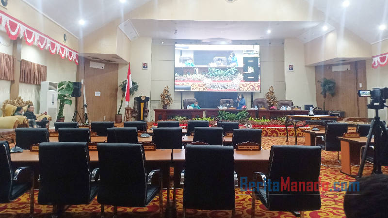 Sore Ini, Rapat Paripurna DPRD Manado Bahas 4 Agenda