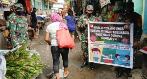 Areal Pasar Sasaran Pengawasan dan Edukasi Prokes Menjelang Lebaran