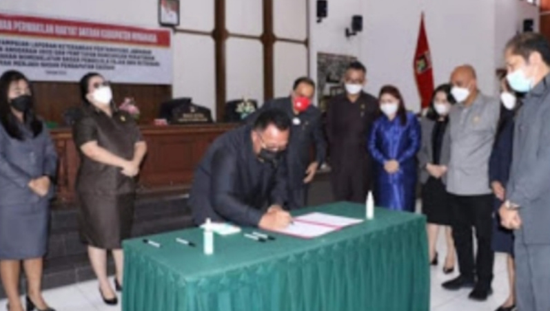 Royke Roring - Robby Dondokambey Dapat Apresiasi DPRD Kabupaten Minahasa