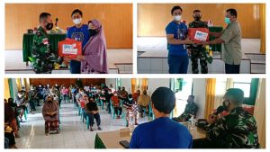BRI Tahuna Bersama Kodim 1301/Sangihe Salurkan Bantuan Sembako Bagi Warakawuri dan Masyarakat Kurang Mampu