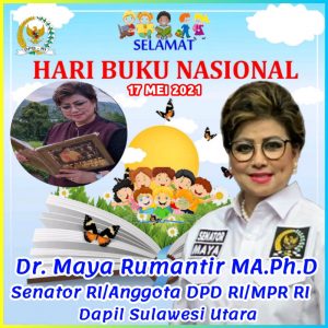 Senator Maya Rumantir Ajak Masyarakat Tumbuhkan Minat Membaca