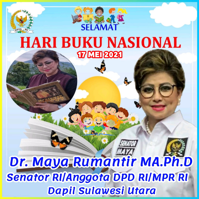 Senator Maya Rumantir Ajak Masyarakat Tumbuhkan Minat Membaca