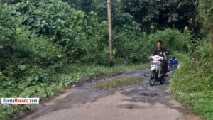 Jalan Tinemba Penghubung Desa Paku Semakin Rusak, PUPR Bolmut: Sudah Masuk Usulan