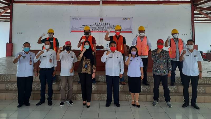 Talumewo Katakan Lokasi Cash For Work di Kabupaten Minahasa senilai Rp1,5 miliar