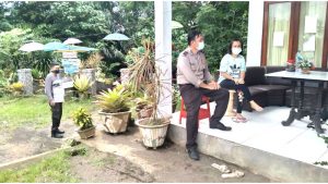 Polsek Ranowulu Patroli Protokol Kesehatan di Tempat Wisata